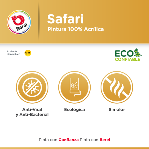 beneficios pintura safari acrilica pinturas berel