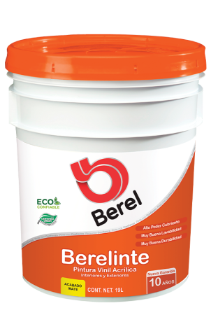 cubeta de pintura berelinte de pinturas berel