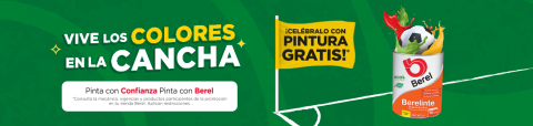 promocion colores en la cancha pinturas berel berelinte